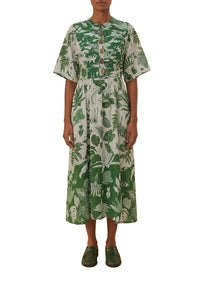 Forest Soul Off White Robe midi - Forest Soul Off White
