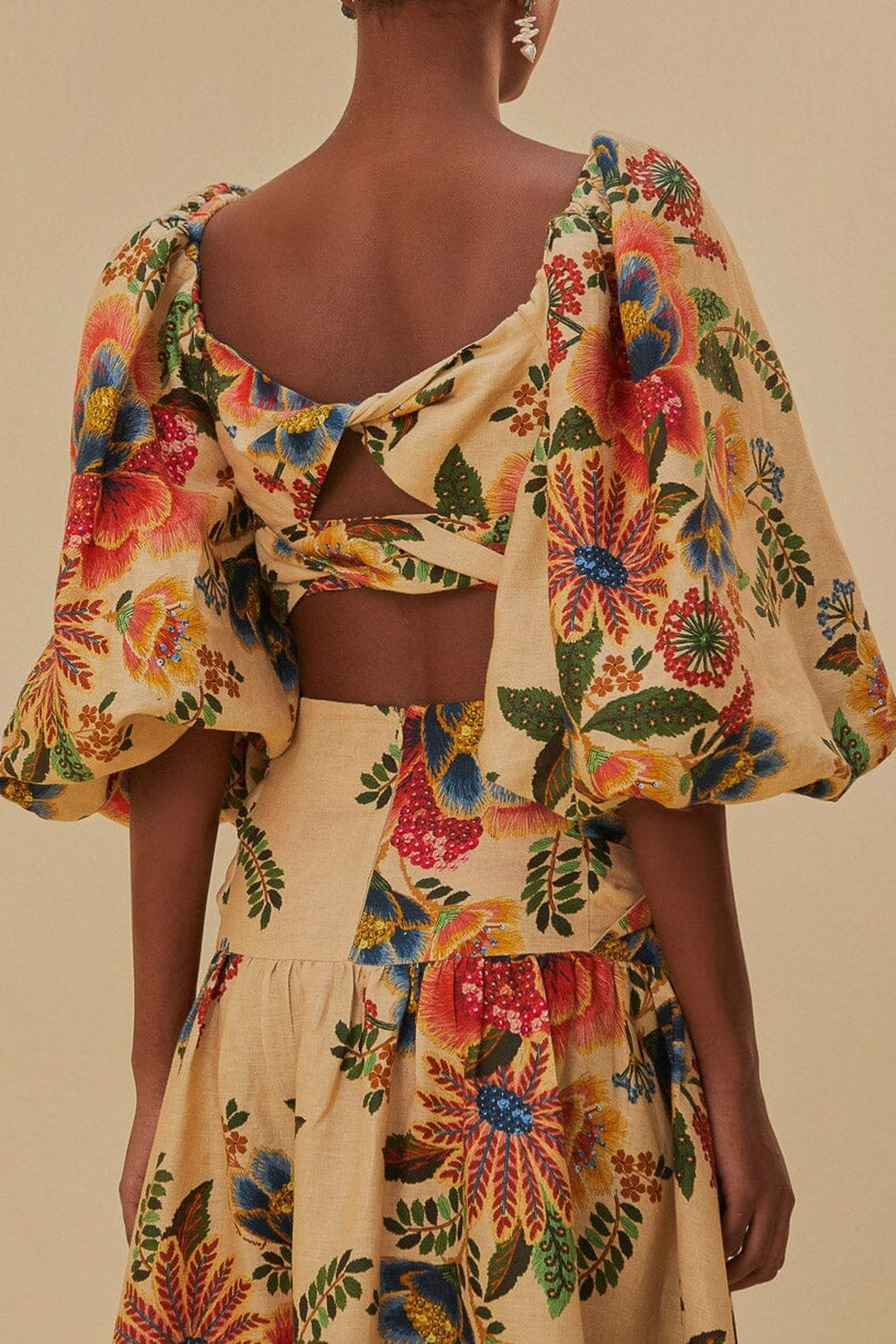 NEW_Delicate Garden Cream Tops & T-Shirts - Delicate Garden Cream