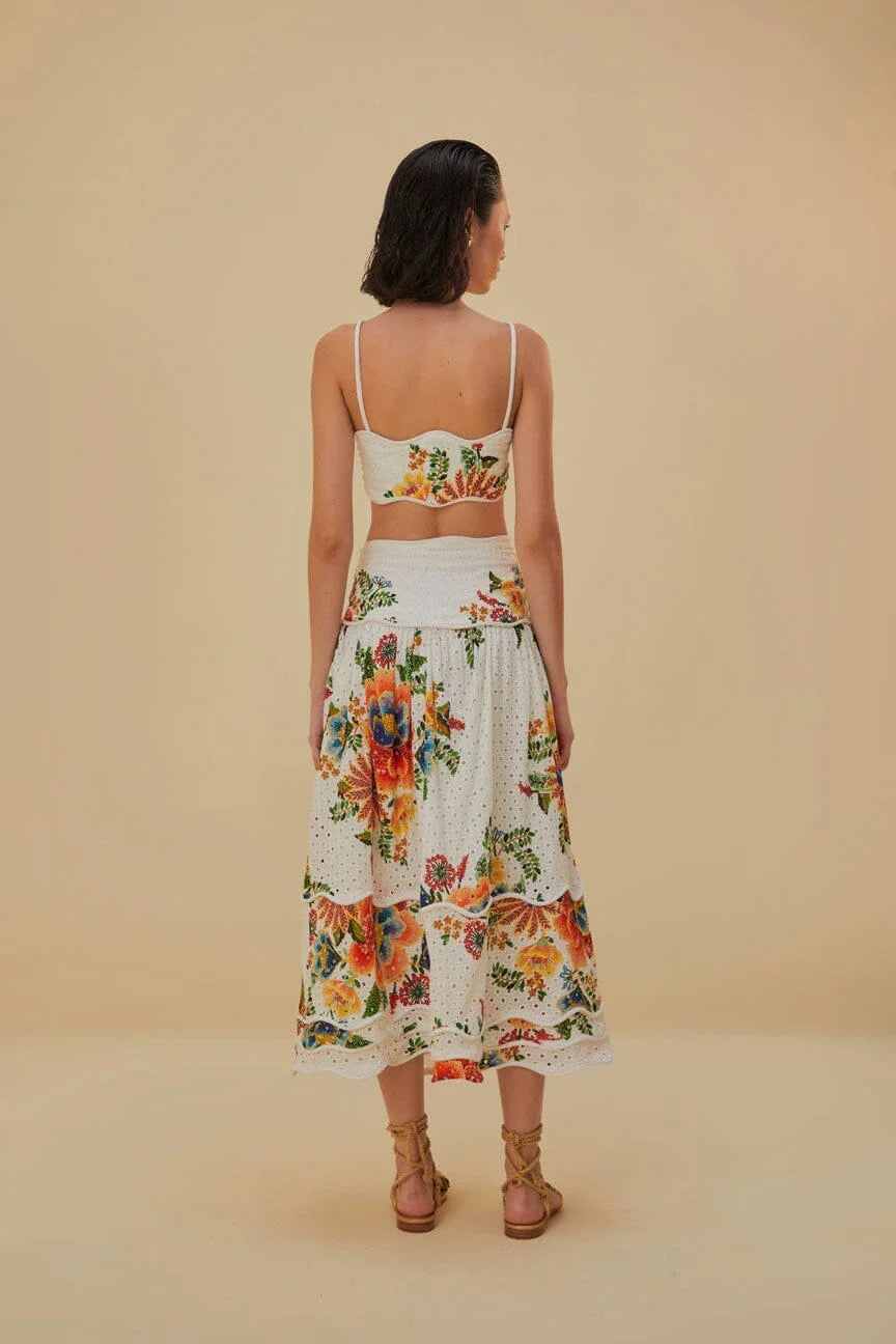 DJV_Garden White Jupes & Shorts - Garden White