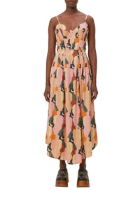 The Kiss Multicolor Robe midi - The Kiss Multicolor