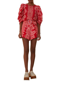 DJV_Flora Red Jupes & Shorts - Flora Red