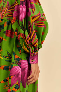Robe longue Flowers - Multicolore