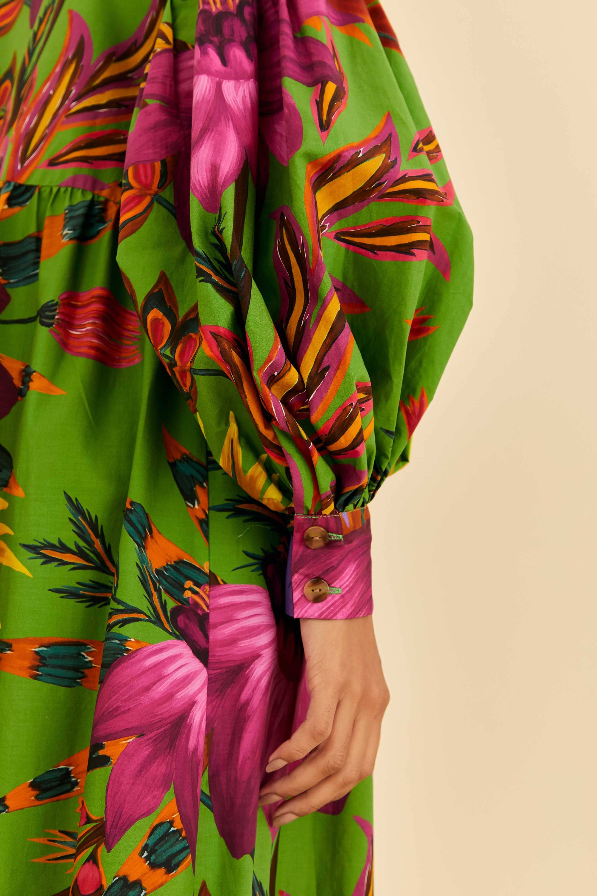 Robe longue Flowers - Multicolore