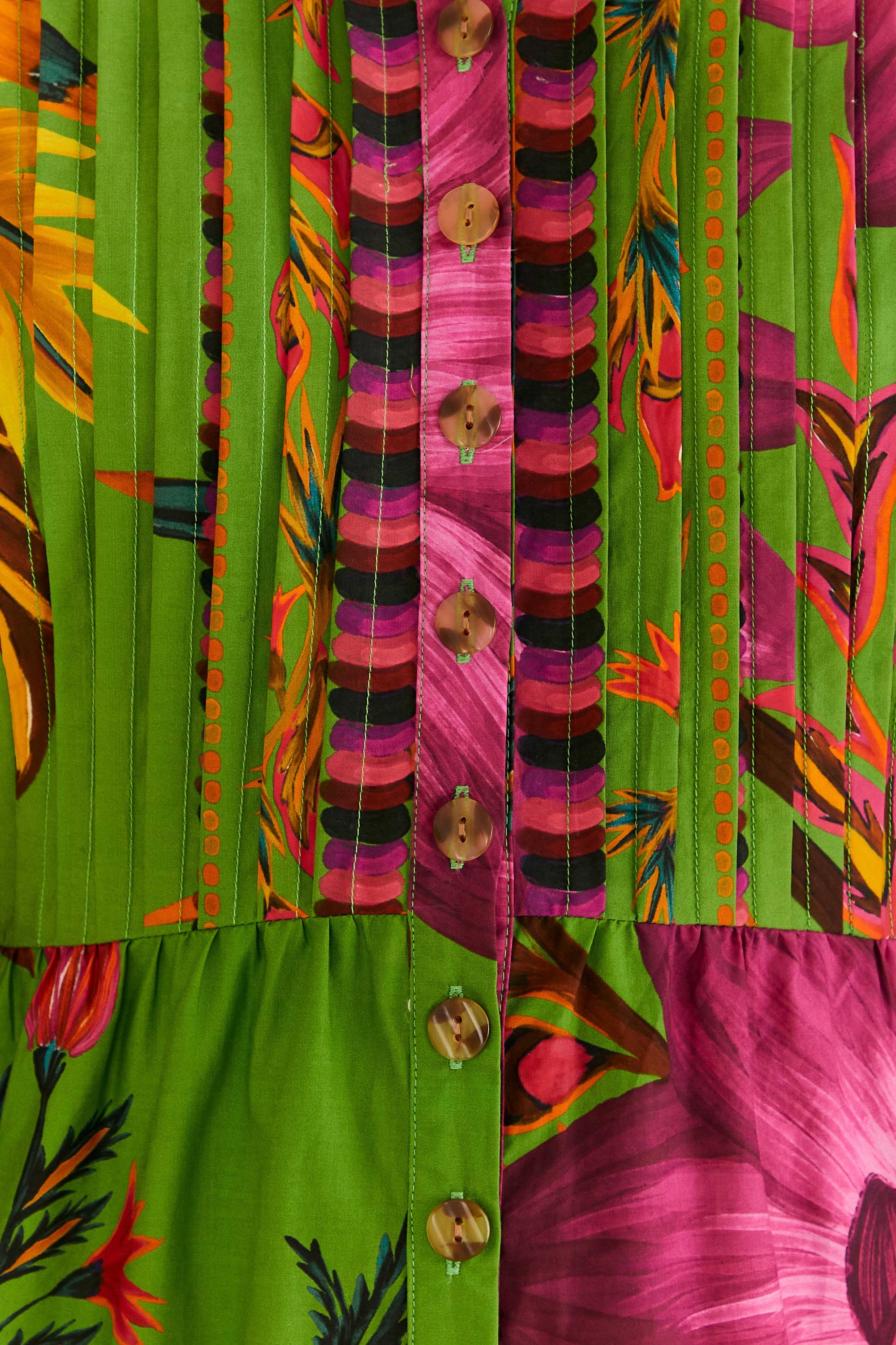 Robe longue Flowers - Multicolore