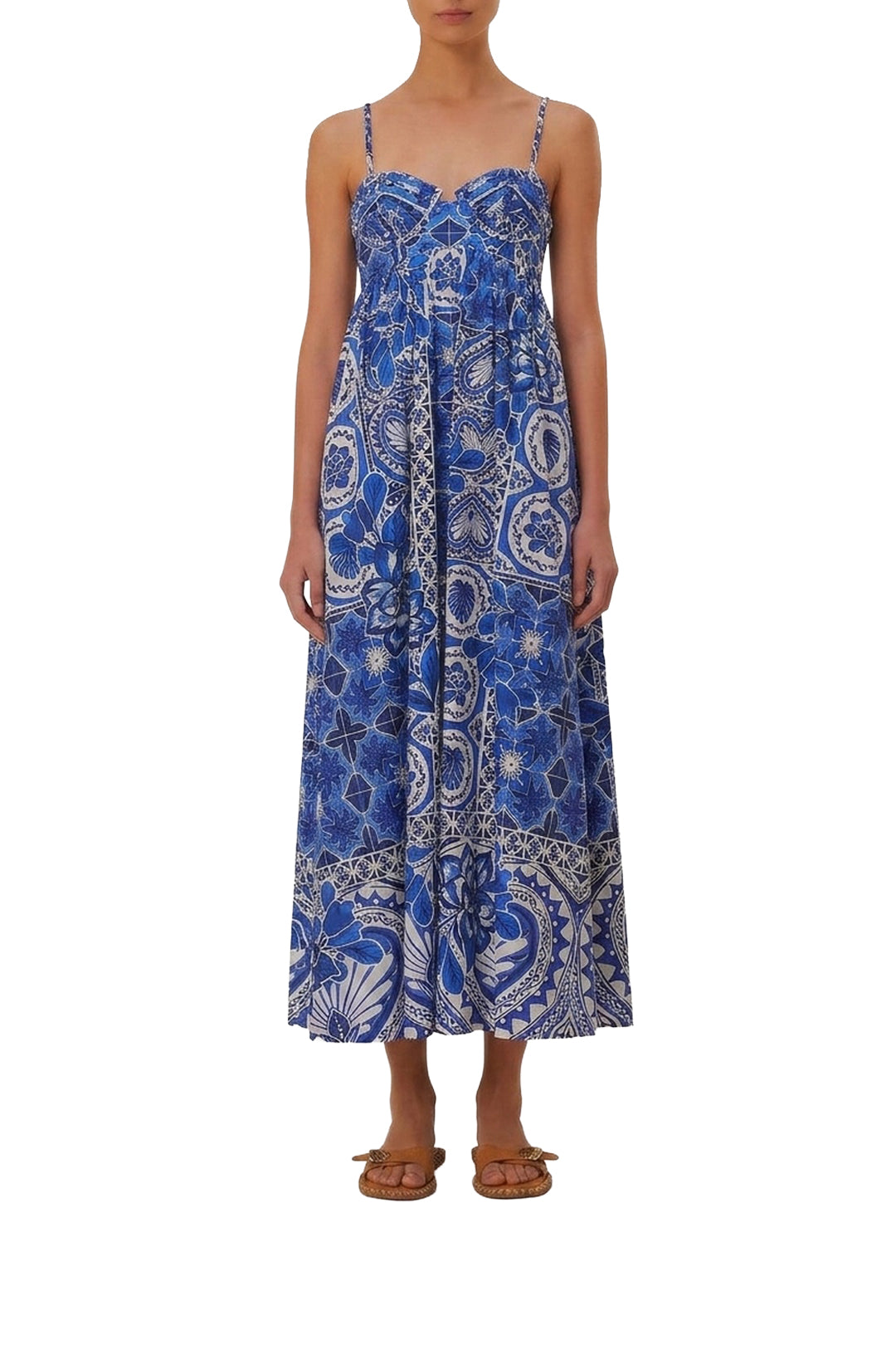 Robe midi Tile Dream - Multicolore