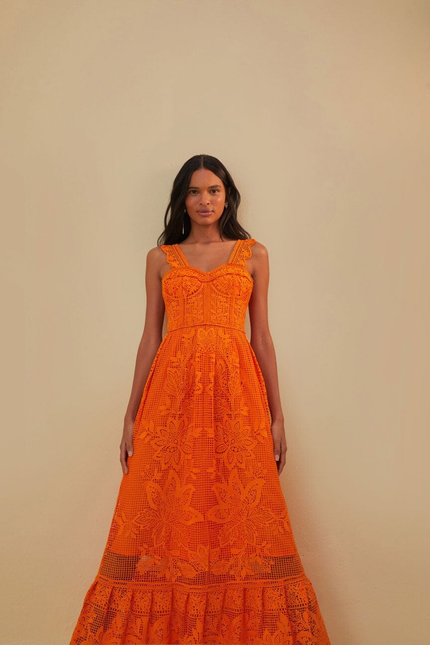NEW_Orange Robes longues - Orange
