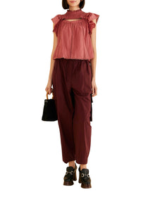Blouse Blush ruffles - Rose