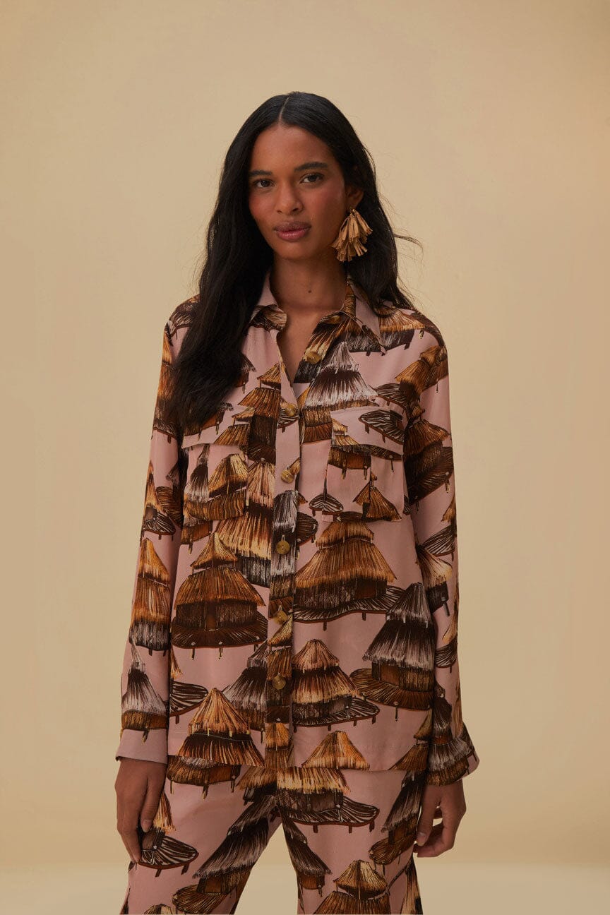 NEW_Shuhu Beige Chemises & Blouses - Shuhu Beige