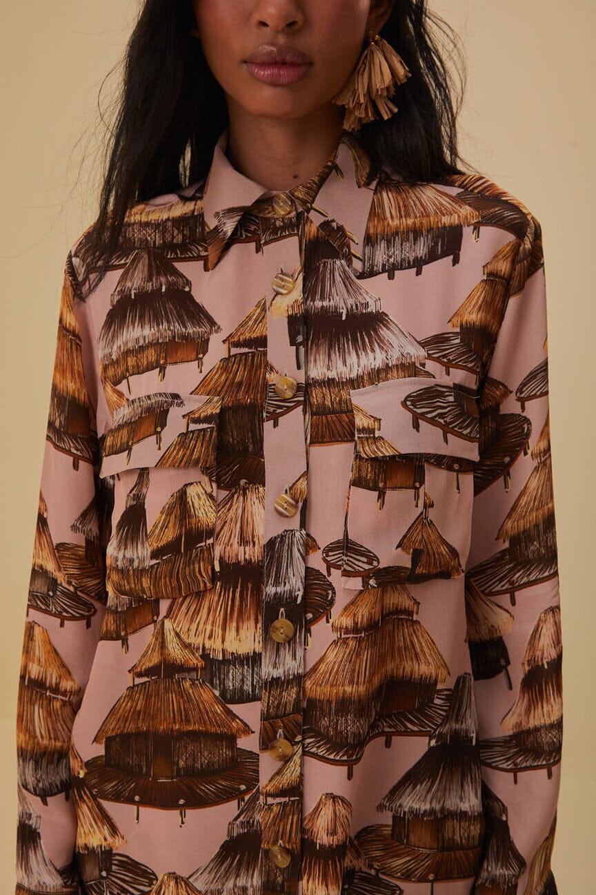 NEW_Shuhu Beige Chemises & Blouses - Shuhu Beige