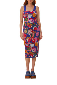 DJV_Colorful Salad Blue Robes midi - Colorful Salad Blue