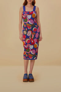 DJV_Colorful Salad Blue Robes midi - Colorful Salad Blue