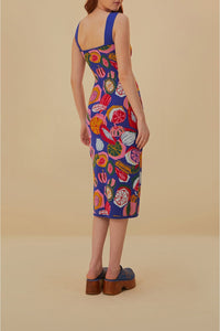 DJV_Colorful Salad Blue Robes midi - Colorful Salad Blue