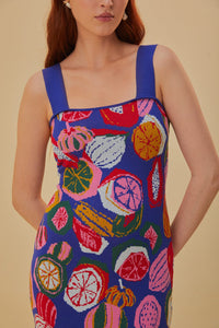 DJV_Colorful Salad Blue Robes midi - Colorful Salad Blue