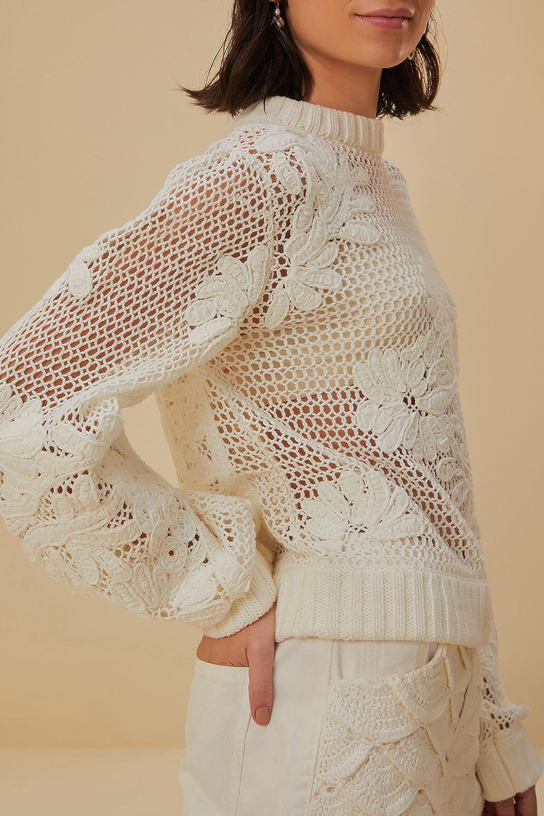 DJV_White Cardigans & Pulls - White