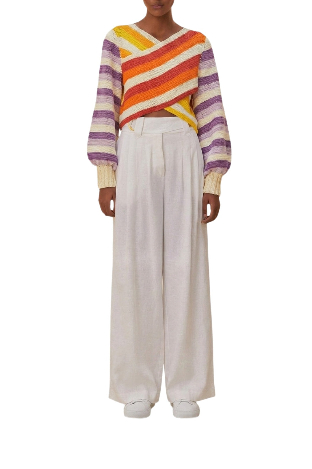 BADVIEW_DJV_Sunset Stripes Cardigans & Pulls - Sunset Stripes