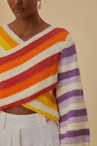 DJV_Sunset Stripes Cardigans & Pulls - Sunset Stripes