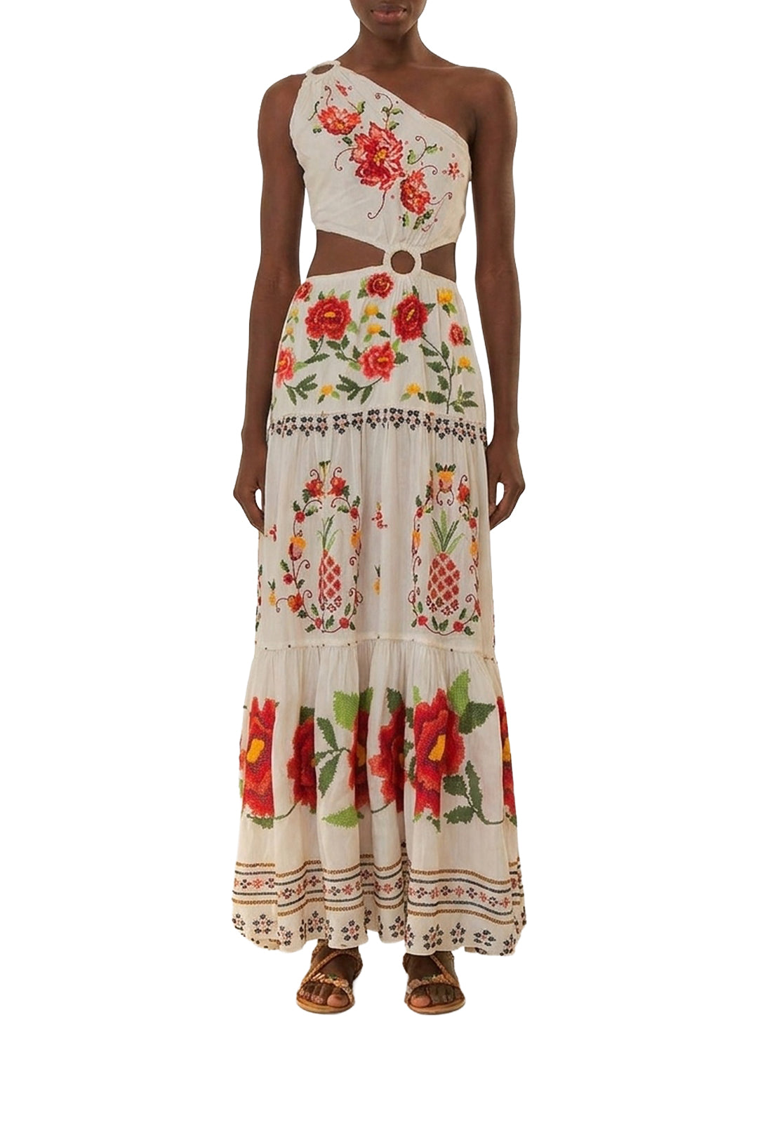 Robe longue Carmina - Rouge