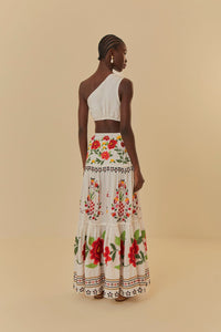 NEW_Carmina Floral Off-White Robes courtes - Carmina Floral Off-White