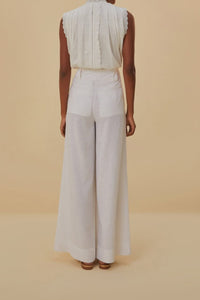 Pantalon en lin - Beige