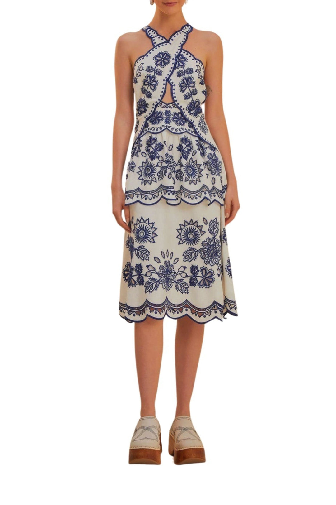 DJV_Off White Robes midi - Off White
