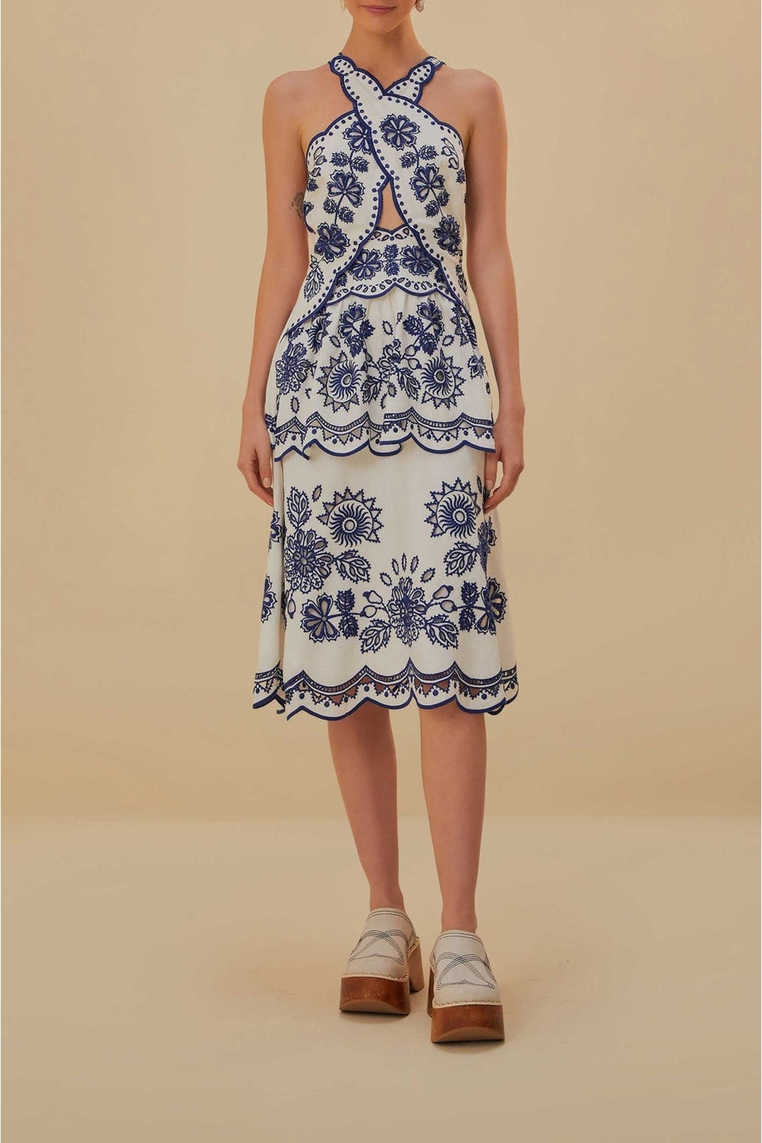 DJV_Off White Robes midi - Off White