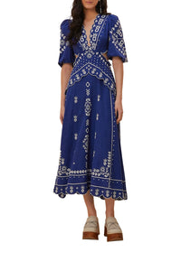 DJV_Navy Blue Robes midi - Navy Blue