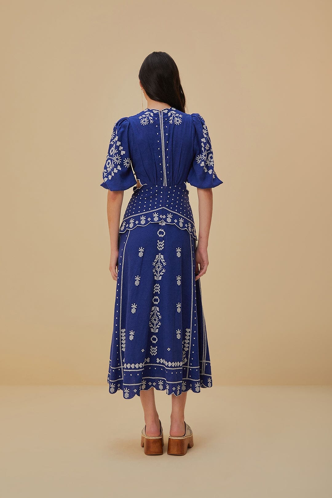 DJV_Navy Blue Robes midi - Navy Blue