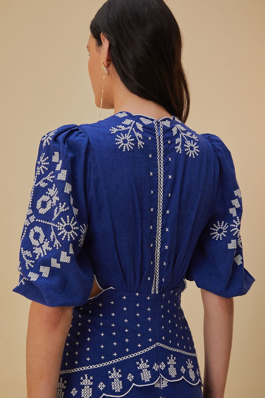DJV_Navy Blue Robes midi - Navy Blue