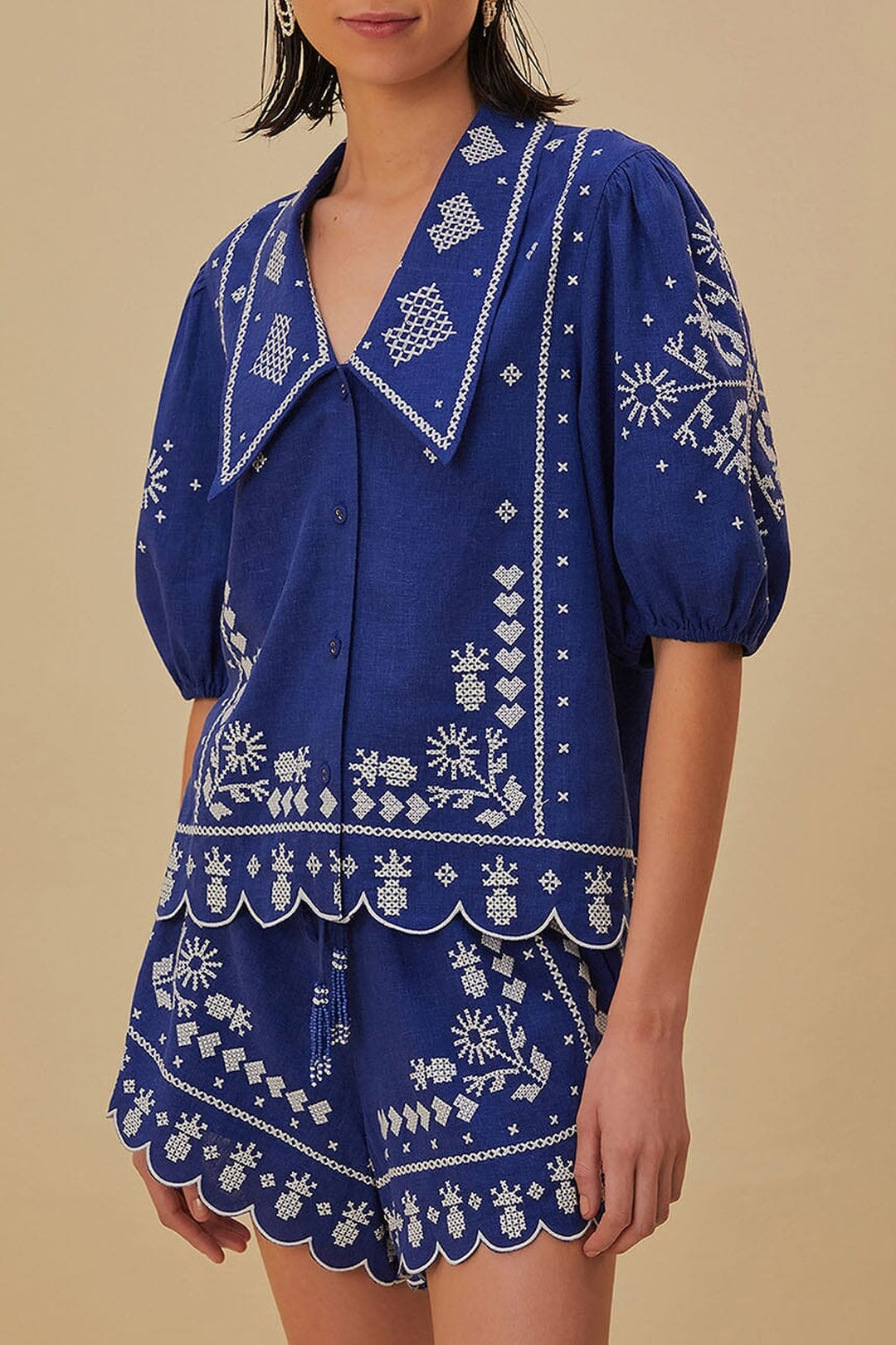 DJV_Navy Blue Jupes & Shorts - Navy Blue