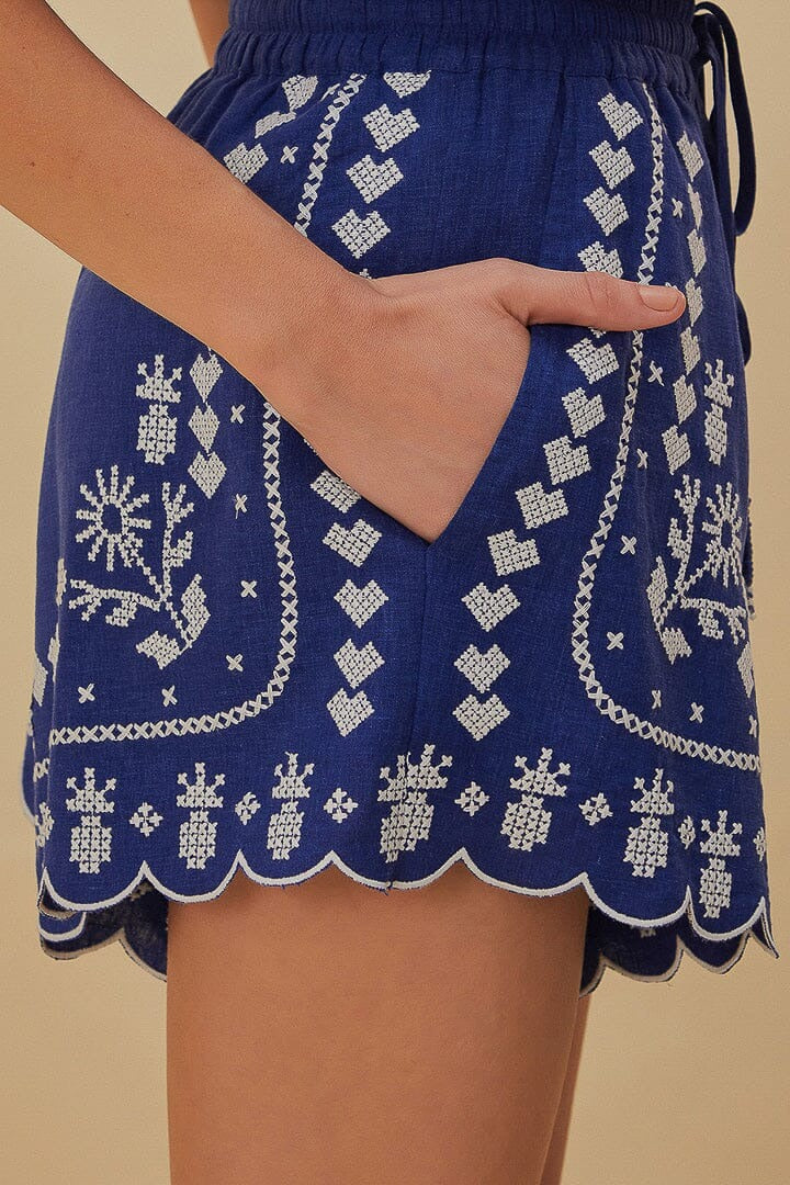 DJV_Navy Blue Jupes & Shorts - Navy Blue
