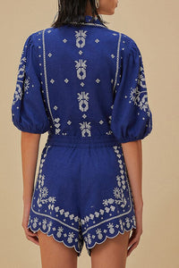 DJV_Navy Blue Jupes & Shorts - Navy Blue