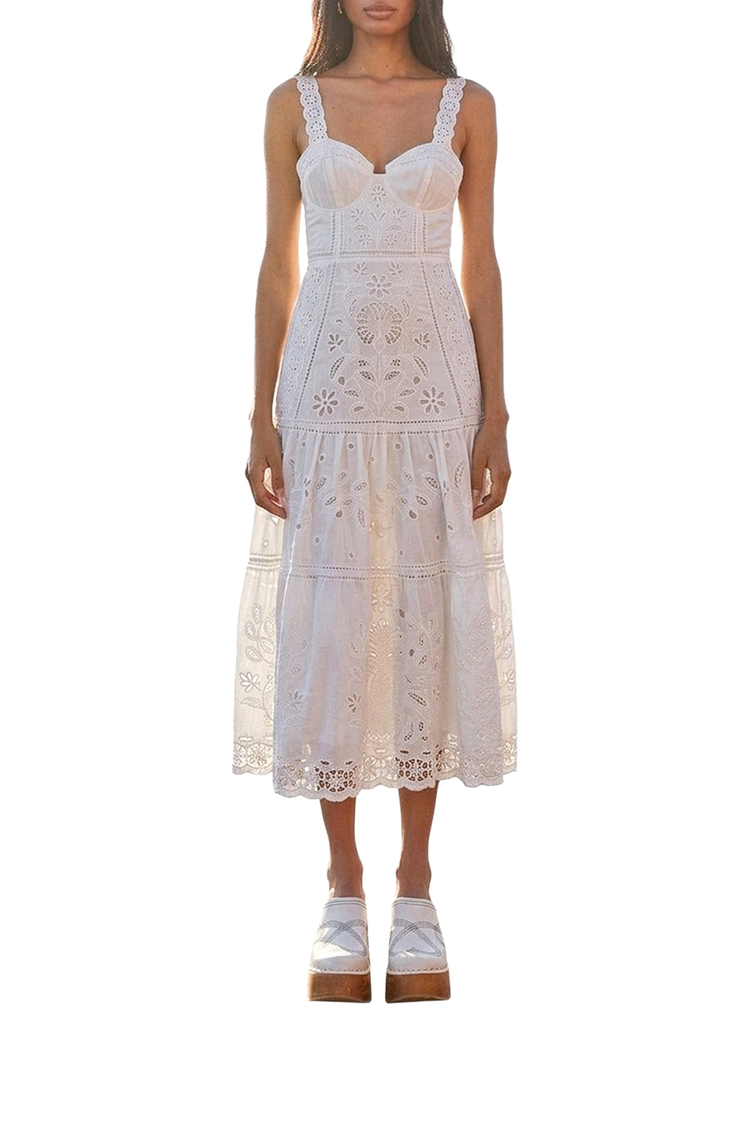 DJV_Off White Robes midi - Off White