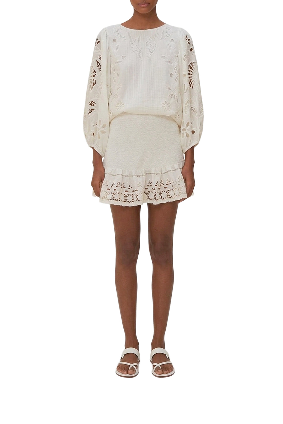 DJV_Off White Jupes & Shorts - Off White
