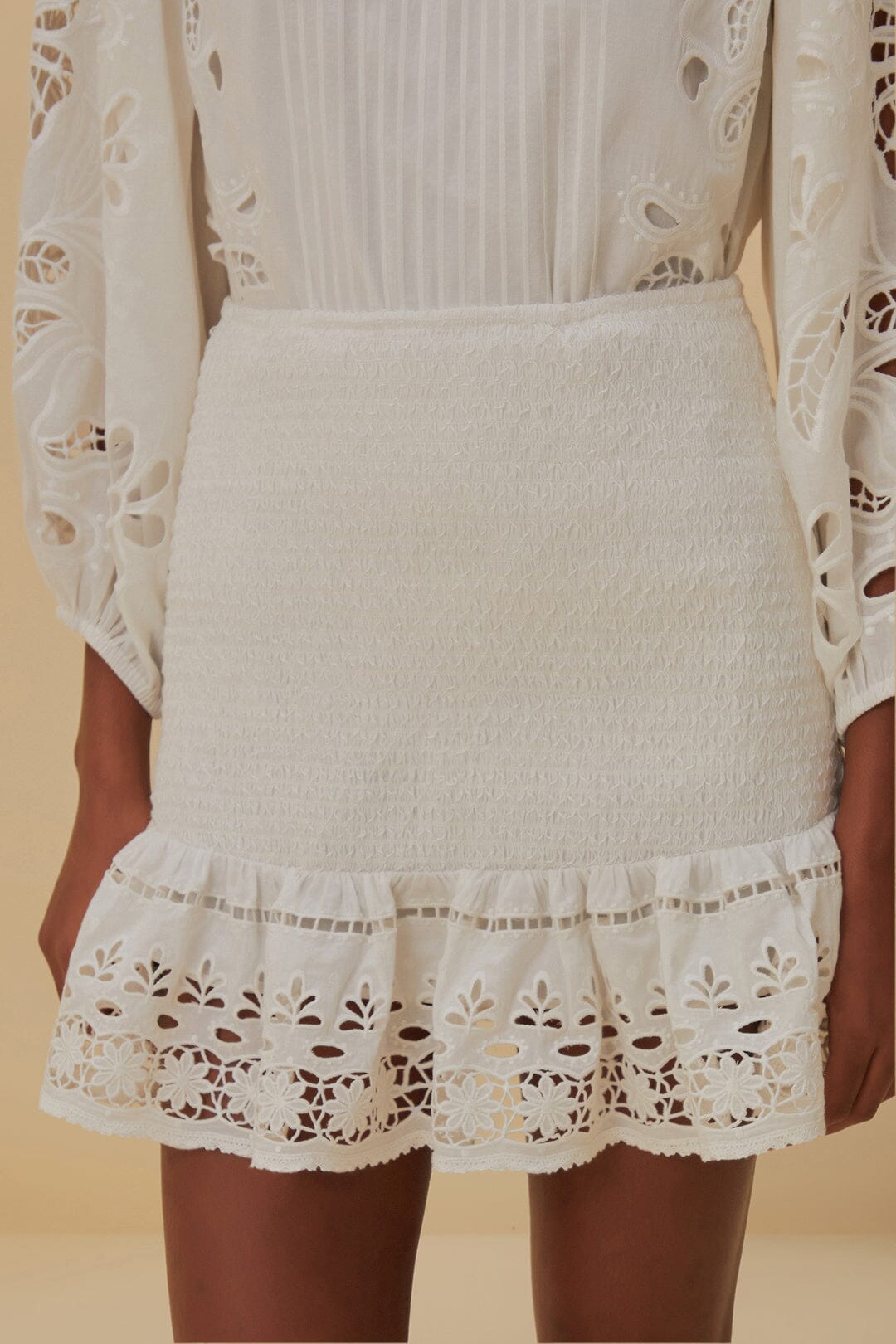 DJV_Off White Jupes & Shorts - Off White