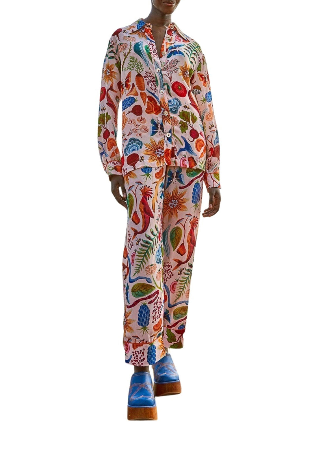 MEDIA OFF LINE_Pantalon Bright Farm - Multicolore