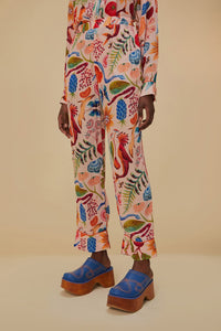 MEDIA OFF LINE_Pantalon Bright Farm - Multicolore