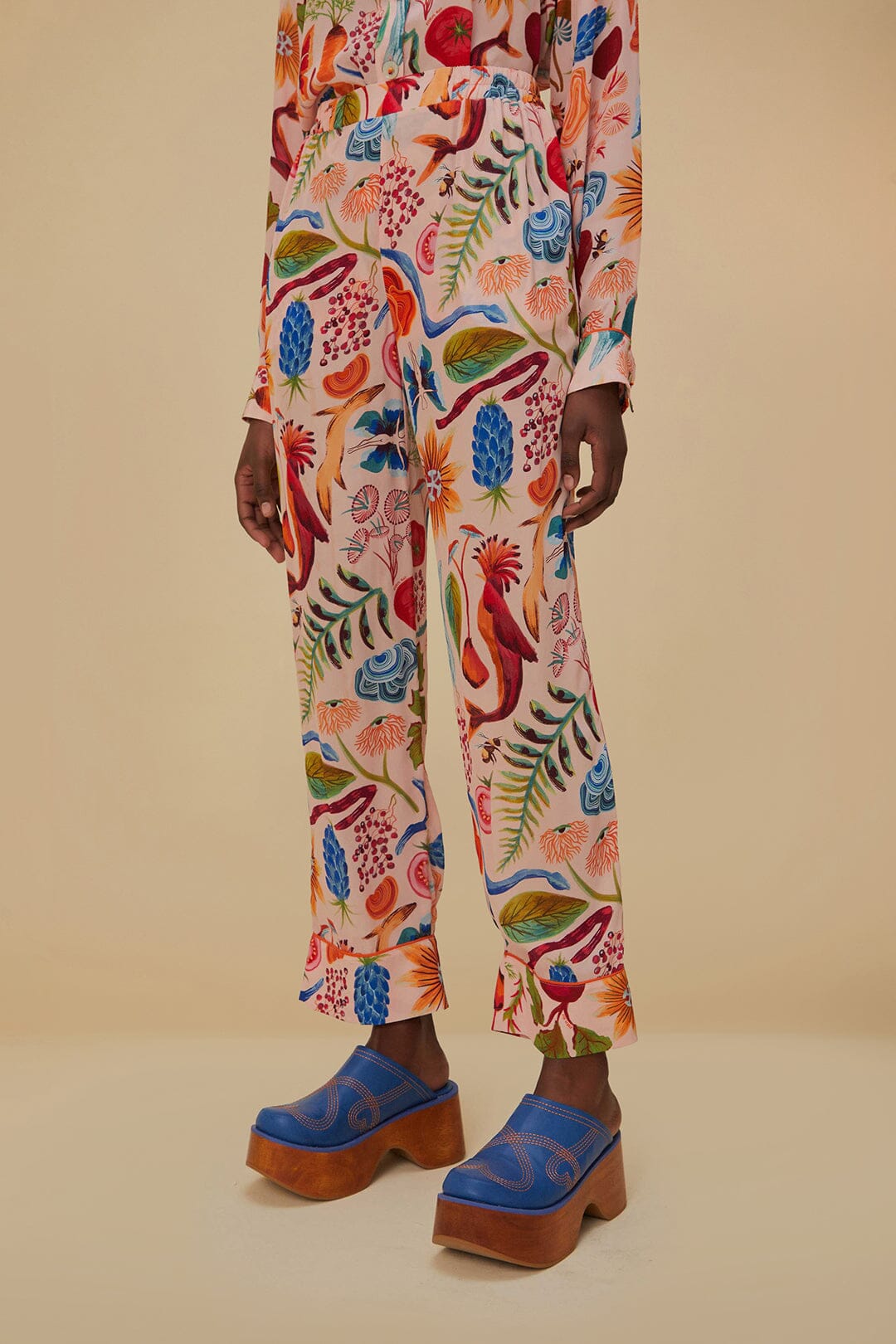 MEDIA OFF LINE_Pantalon Bright Farm - Multicolore