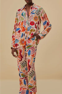 MEDIA OFF LINE_Pantalon Bright Farm - Multicolore