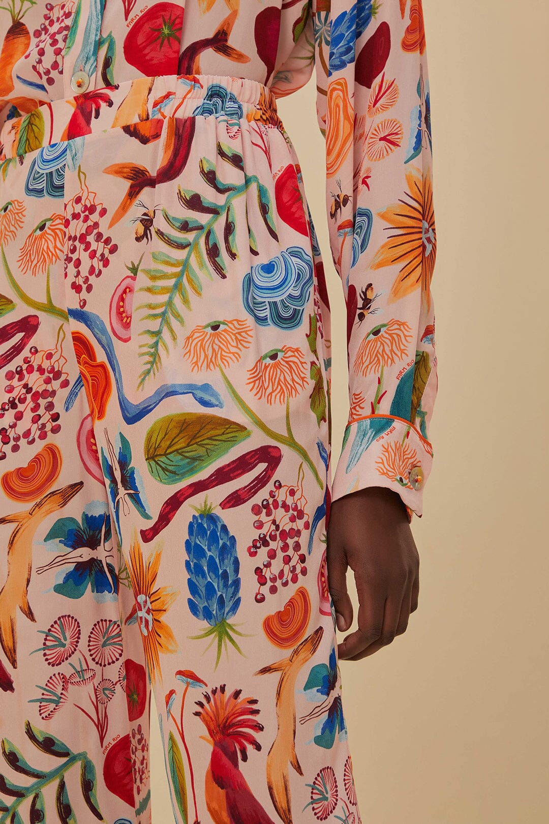 MEDIA OFF LINE_Pantalon Bright Farm - Multicolore