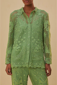 DJV_Green Chemises & Blouses - Green