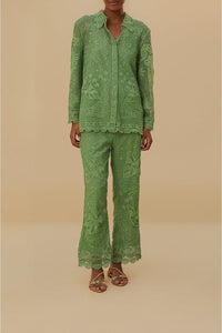 DJV_Green Chemises & Blouses - Green