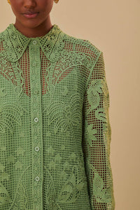 DJV_Green Chemises & Blouses - Green