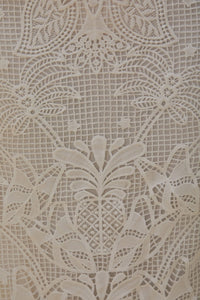 Jupe midi en dentelle - Blanc