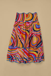 NEW_Multicolor Waves Jupes & Shorts - Multicolor Waves