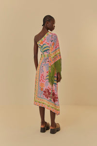 NEW_Fruits Queen Scarf Pink Robes midi - Fruits Queen Scarf Pink