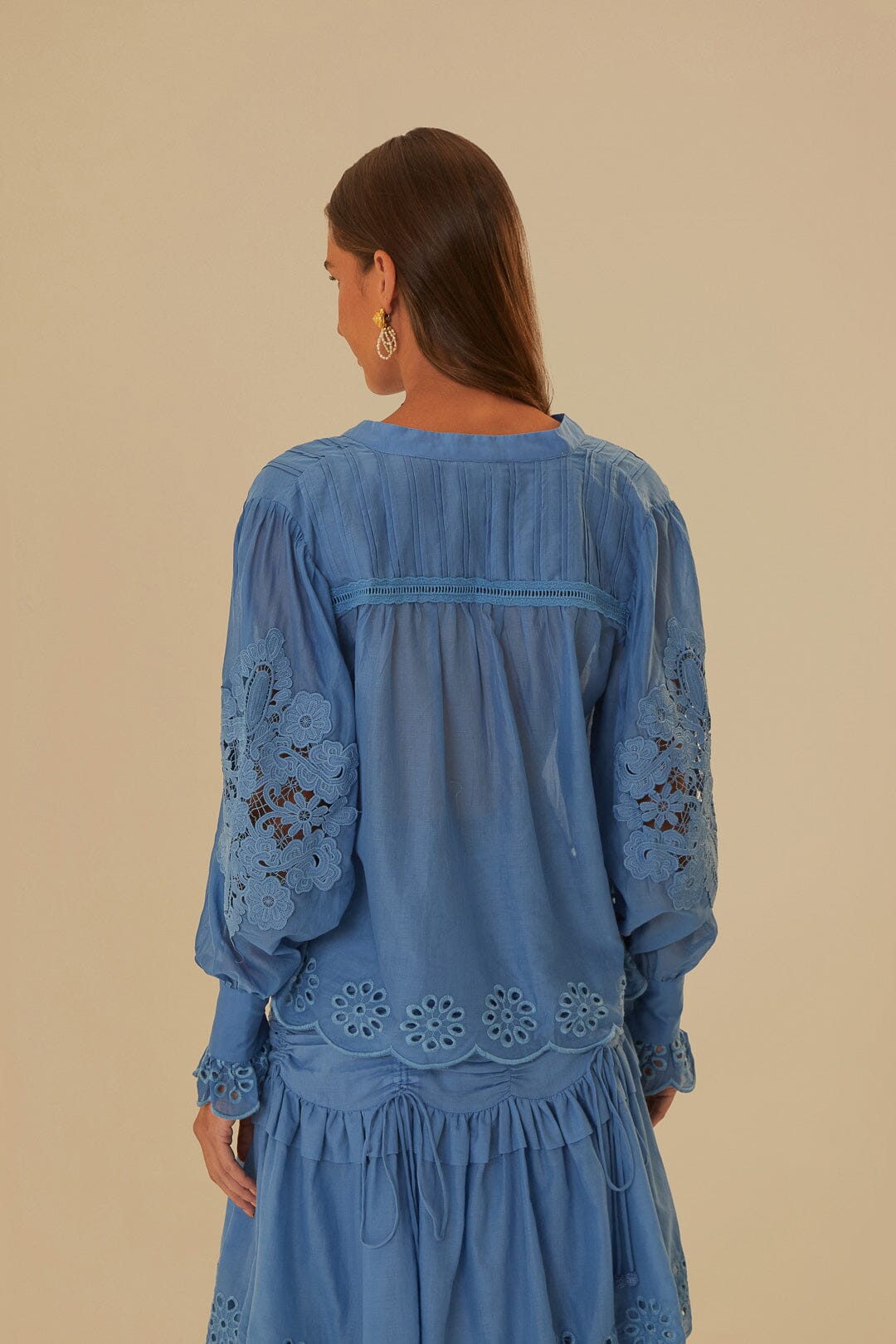 DJV_Blue Chemises & Blouses - Blue