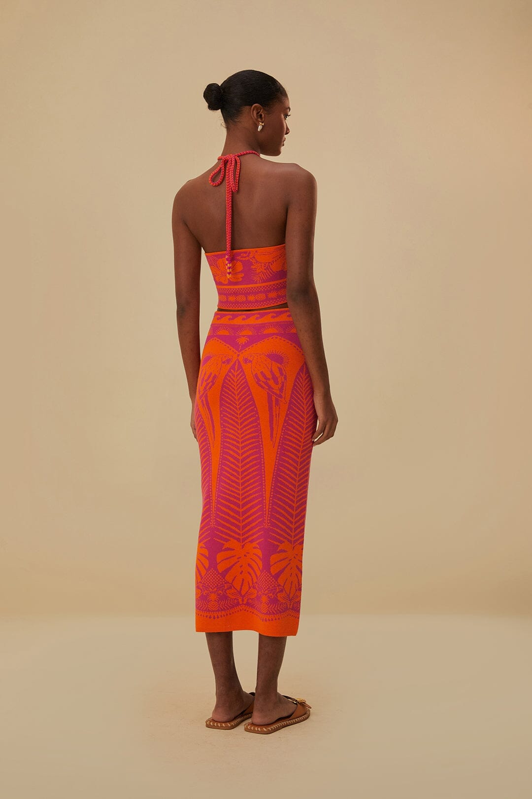NEW_Macaw Elegance Pink Jupes & Shorts - Macaw Elegance Pink