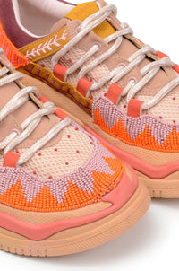 MEDIA OFF LINE_Sneakers à plateforme Jungle Panther - Orange