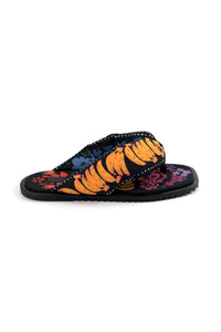 Sandales plates Puffy - Multicolore
