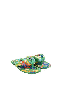 Sandales plates Puffy - Vert